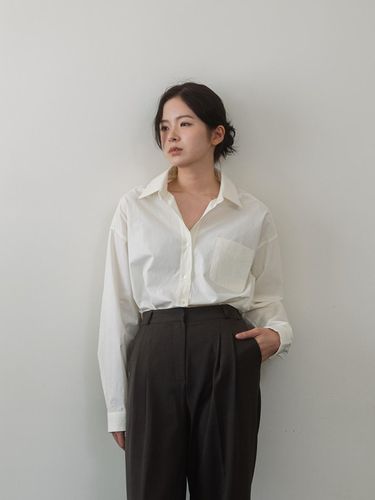 Right Basic Shirt - Cream - Laminez - Modalova