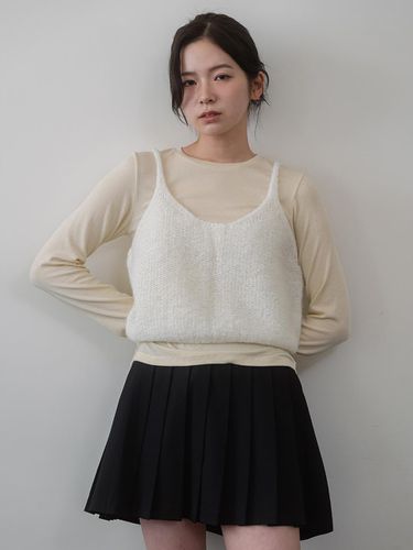 Alpaca Knit Bustier Top - Laminez - Modalova