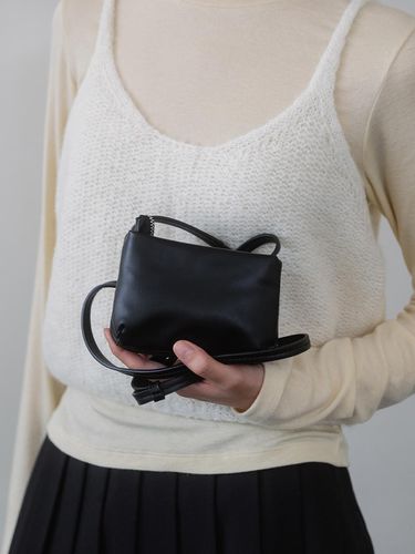 Two-pocket Mini Bag - Black - Laminez - Modalova