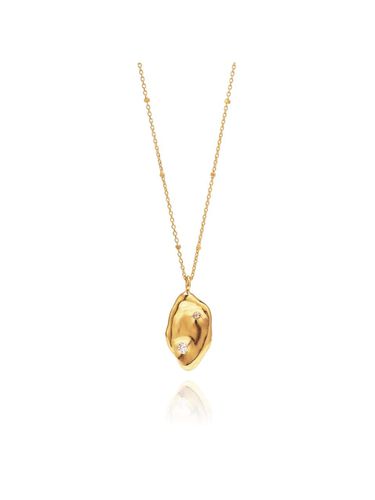 Fluid frame gold Necklace - TIEDE - Modalova