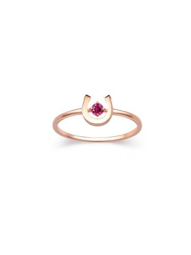 Lucky U July 14K Birthstone Ring - STONEHENgE - Modalova