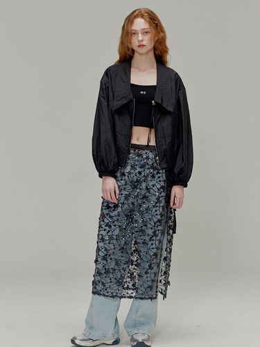 Butterfly sequin wrap skirt set_Black - OPENING SUNSHINE - Modalova