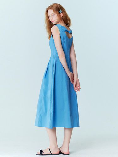 Sleeveless back ribbon dress_Blue - OPENING SUNSHINE - Modalova