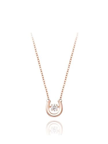 Lucky U 14K Dancing Stone Stella Necklace - STONEHENgE - Modalova