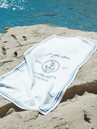 ANCHOR BEACH TOWEL [IVORY] - FOLNUA - Modalova