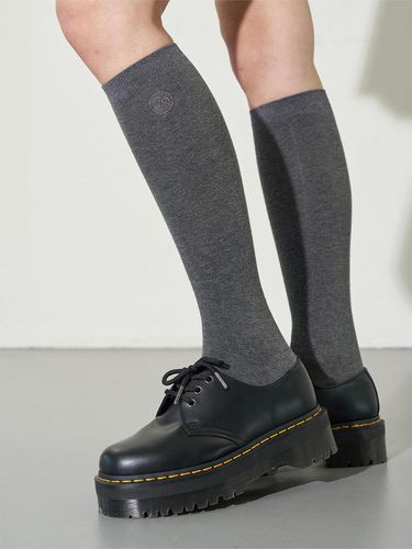 IG Logo Embroidery Long Socks Gray - ILLIGO - Modalova