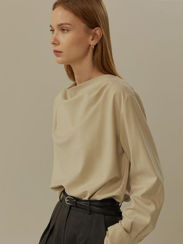 VII DRAPE BLOUSE (2colors) - MangoManyPlease - Modalova