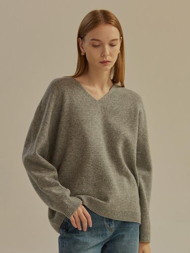 FINEWOOL V-neck KNIT (4colors) - MangoManyPlease - Modalova