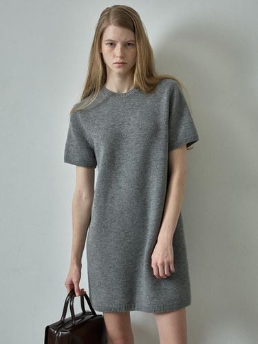 S Knit Dress - Grey - FACADE PATTERN - Modalova