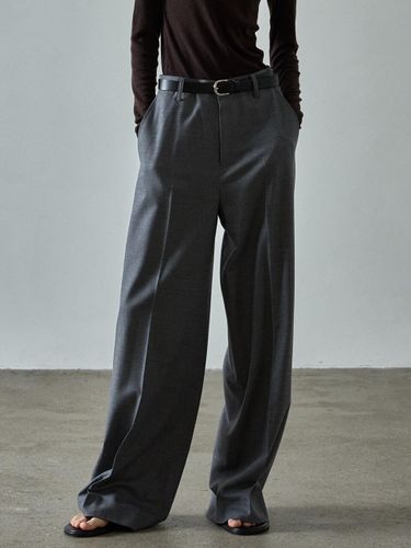 FACADE PATTERN ♥ Summer Wool Wide Bermuda Pants FACADE PATTERN Pants | Modalova