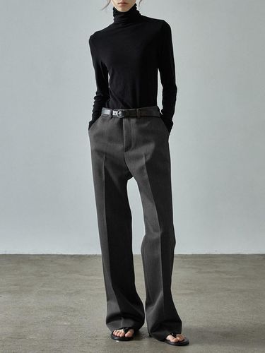 Classic Wool Bootcut Pants - FACADE PATTERN - Modalova