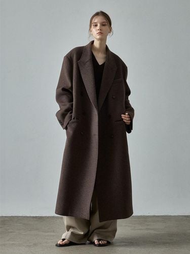 Cashmere Double Coat - FACADE PATTERN - Modalova