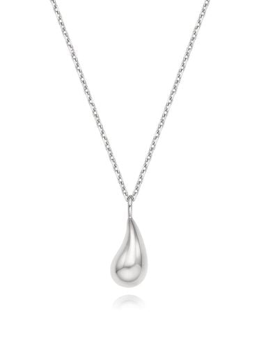 Silver Water Drop Necklace - STONEHENgE - Modalova