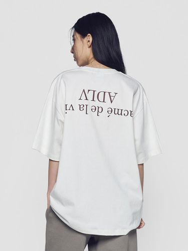 UPSIDE DOWN BASIC LOGO SHORT SLEEVE T-SHIRT - acme de la vie - Modalova