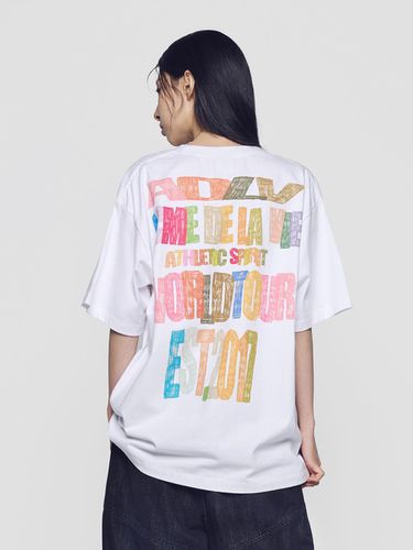 CRAYON DRAWING LOGO SHORT SLEEVE T-SHIRT - acme de la vie - Modalova