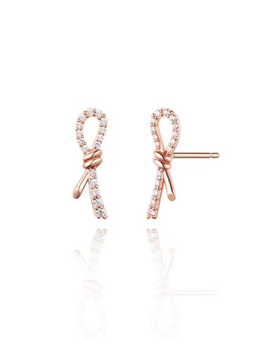 Love Knot 14K Earrings - STONEHENgE - Modalova