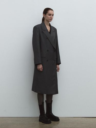 Classic Double Long Coat [3color] - SY2C - Modalova