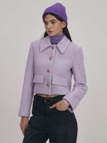 Collared Tweed Jacket [3color] - SY2C - Modalova