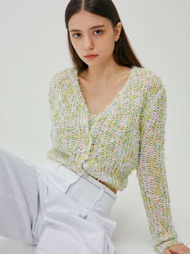 Rainbow Knit cardigan Set-up [2color] - SY2C - Modalova