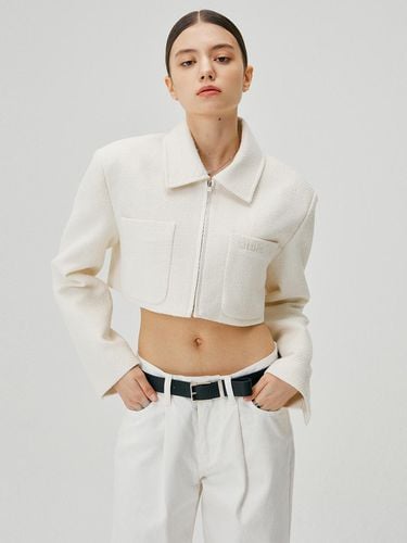 Pocket Crop Zip-Up Jacket [2color] - SY2C - Modalova