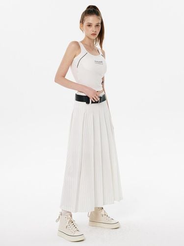 STRIPE PLEATS LONG SKIRT_3color - SY2C - Modalova