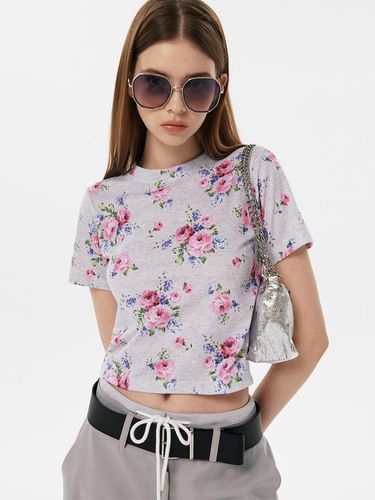 Floral Half Sleeve T-Shirts_3color - SY2C - Modalova