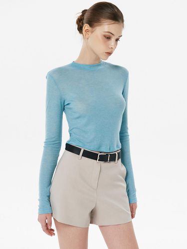 Half Neck Crop T-Shirts_4color - SY2C - Modalova