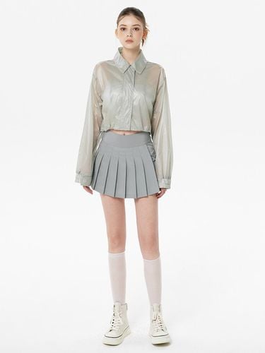 Glowy Pleats Mini Skirt_3color - SY2C - Modalova