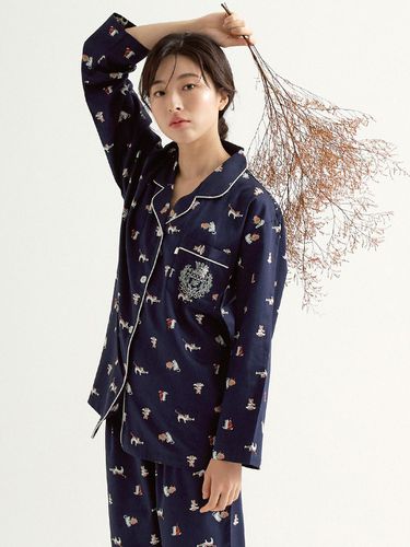 Long-Sleeved Pure Cotton Sleepwear Set - MAY FLOWER - Modalova