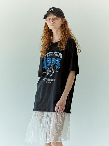 Retro Half Sleeve T-Shirt_2color - SY2C - Modalova