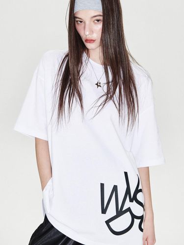 MG Logo overfit T-shirt [White] - WONDER VISITOR - Modalova