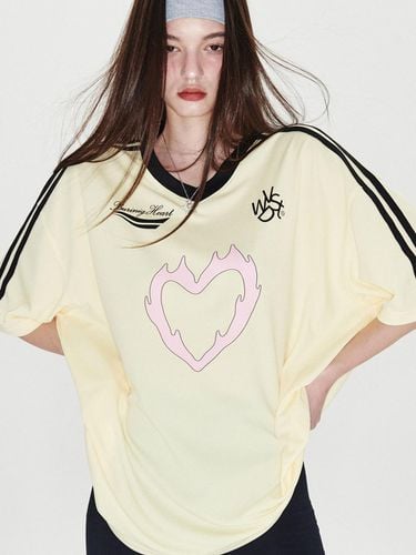 BN Heart Jersey T-shirt [] - WONDER VISITOR - Modalova