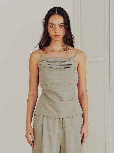 Linen Backless Top (BEIGE) - 13MONTH - Modalova