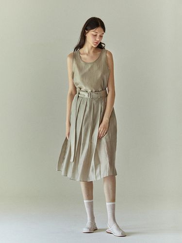 Airy Pleats Belt Skirt_3color - SY2C - Modalova