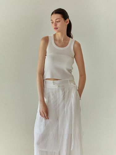 Ribbed Sleeveless Basic Top_3color - SY2C - Modalova