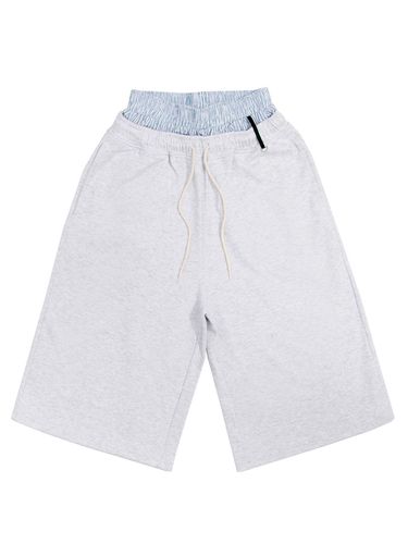 TRUNK LAYERED SWEAT SHORTS [] - runningHIGH - Modalova