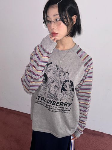 Girls-PEN Raglan LS-T [] - WONDER VISITOR - Modalova