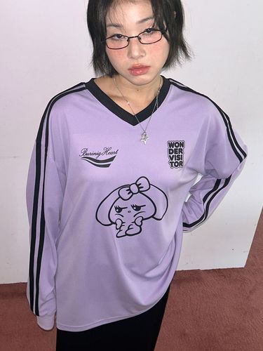 PPINTO Jersey LS-T [Lilac] - WONDER VISITOR - Modalova