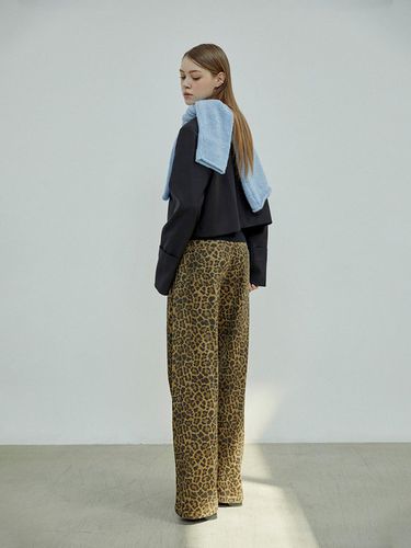 Leopard Cotton Pants - SY2C - Modalova