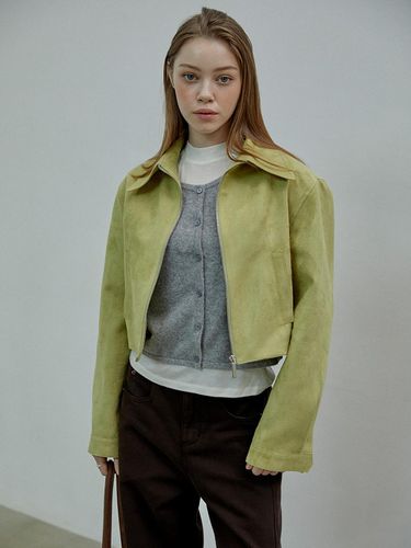 Suede Short Jacket_4color - SY2C - Modalova