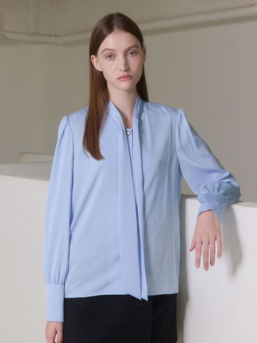 BOW TIE BLOUSE_SKY BLUE - HEO - Modalova