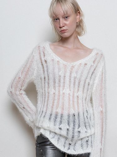 VINTAGE NET PULLOVER KNIT TOP - Porta - Modalova