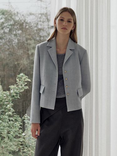 Tailored tweed Jacket (2color) - HUNCH - Modalova