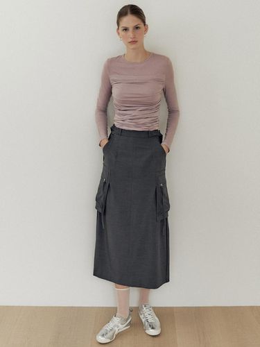 Cargo Skirt (2color) - HUNCH - Modalova