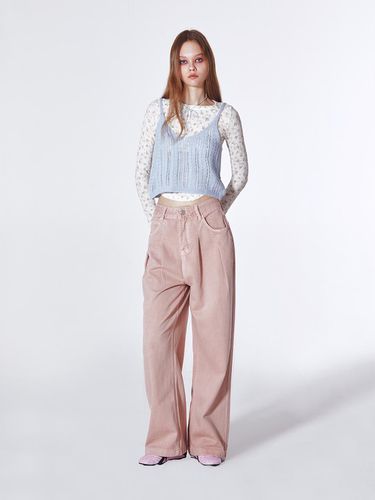 Simple Cotton Pants (PINK) - koolkitten - Modalova