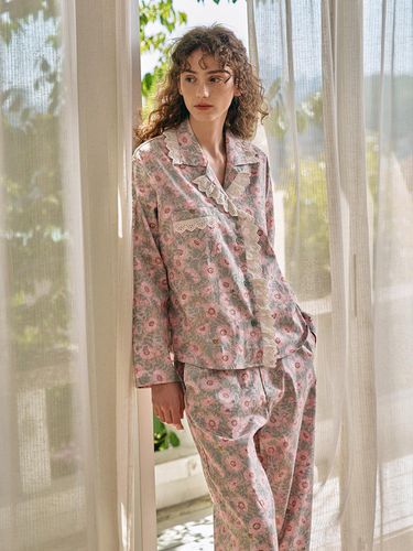 Luce Long-Sleeved Women's Pair Pink - ULLALA PAJAMAS - Modalova