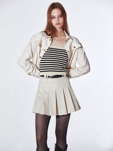 Knitted Cami Jacket Set Up (BEIGE) - koolkitten - Modalova