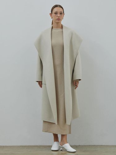 Harper Shawl Collar Coat _ - Aupres - Modalova