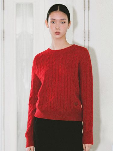 Cashmere Cable Knit (MAEDKN05MRD) - marieclaire - Modalova