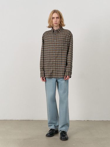 UNISEX CHECK FLANNEL SHIRT CHECK - Dunst for MEN - Modalova